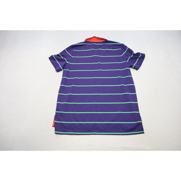 RLX Ralph Lauren Golf Polo Striped Dry Fitting Golf Shirt Mens Size Large - Picture 10 of 10
